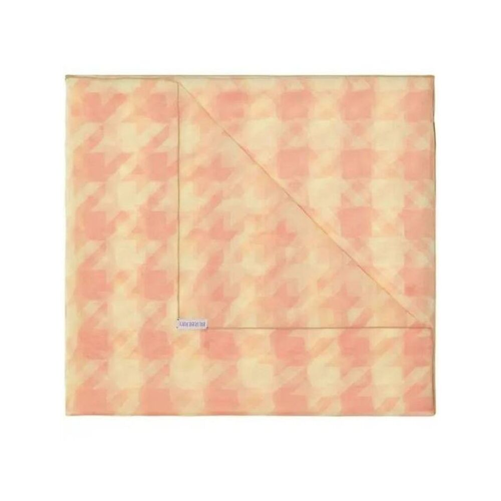 Houndstooth Silk Scarf